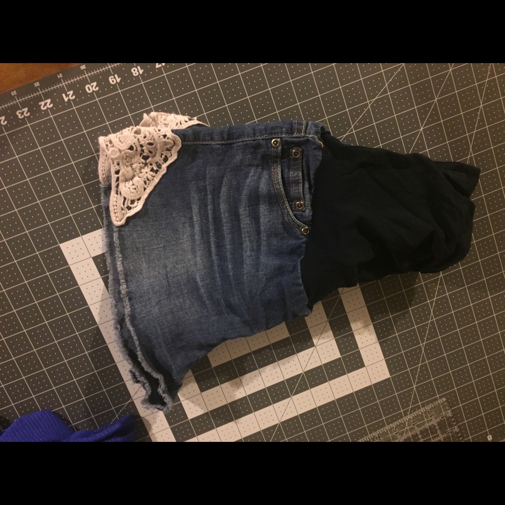 Jean Shorts with lace